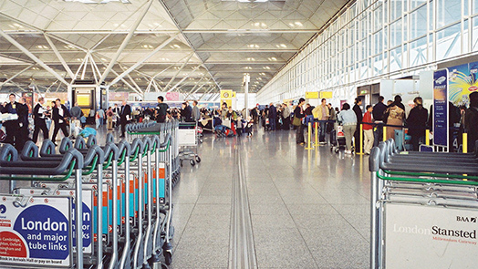 Floor Expansion Joint Cover at London Airport